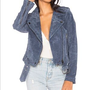 BLANKNYC Next Level Suede Moto Coat